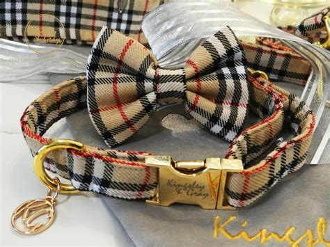 authentic burberry dog collar|designer dog collars burberry.